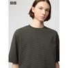 Uniqlo Airism CoTTon Oversized STripe T