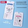Cartoon Custom Printed Retractable Acrylic Epoxy ID Badge Holder Lanyard