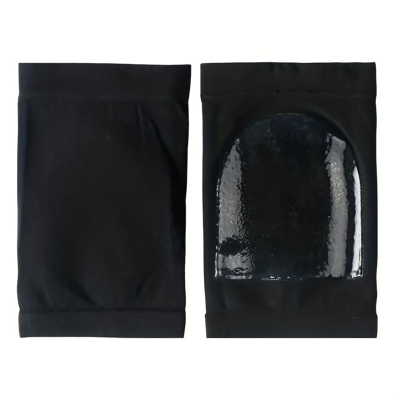 2pcs/set, 1 Pair of Gel Heel Socks for Relief - Moisturizing Foot Care, Alcohol-Free Black Half Socks, Foot Protection, Gel