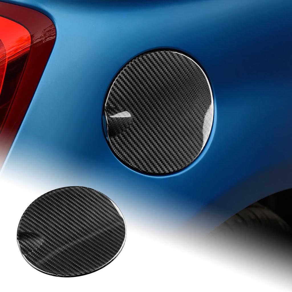 AIRSPEED Carbon Fiber Fuel Tank Cap Cover for Abarth and 695 Customizable Exterior A tape included for easy Perfect as a Carbon 595, 595C, (3rd
