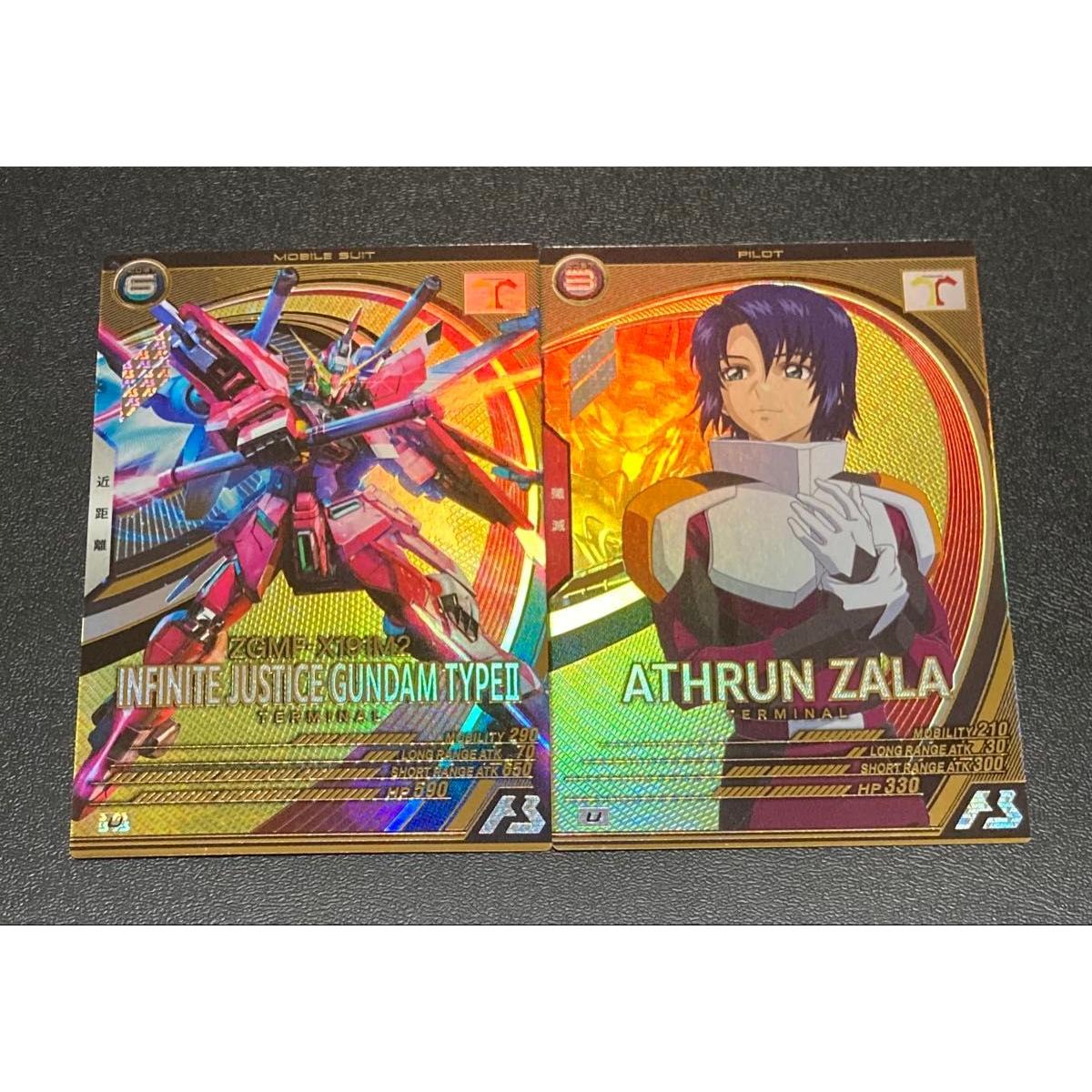 Used Gundam Arsenal Base VE1 U Infinite Justice Gundam Type 2 Athrun Zala VE01-023 057 U Rare