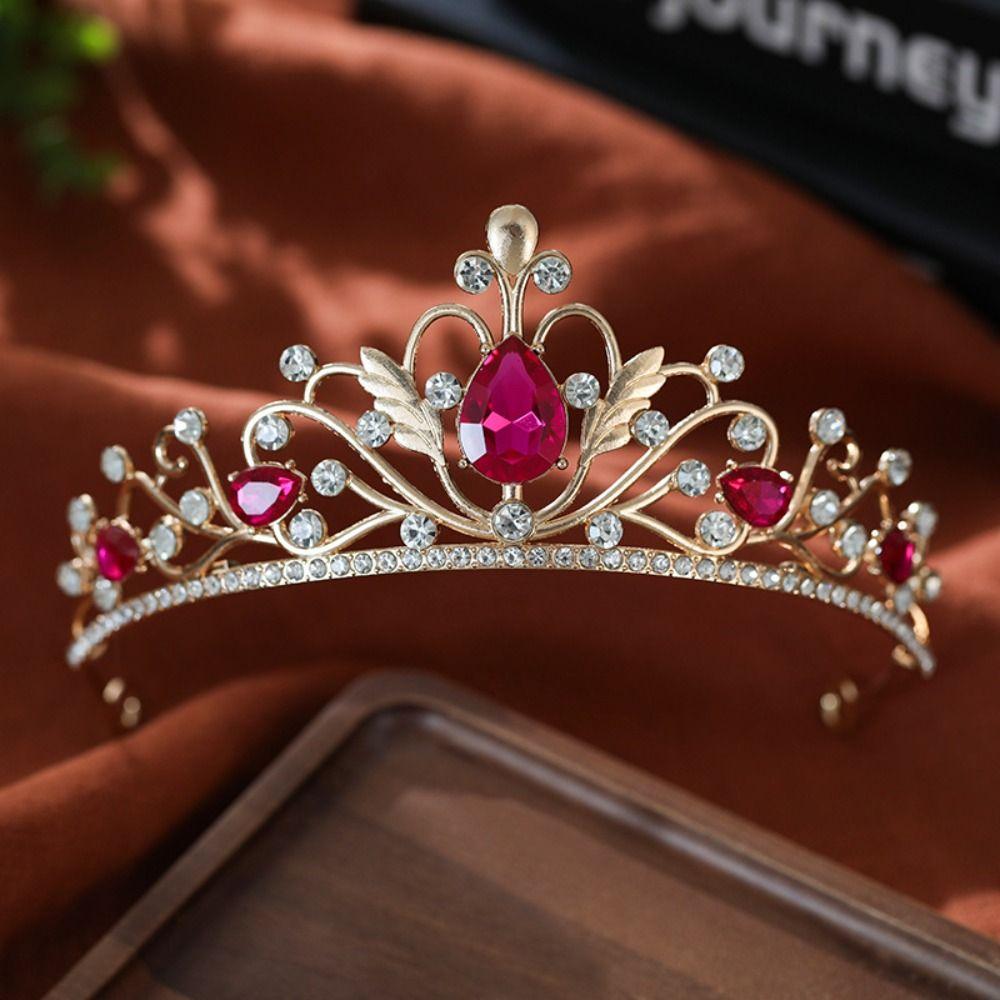 Sparkling Baroque Pageant Crown Luxury Queen Princess Tiara Hair Accessories Bridal Crown Birthday
