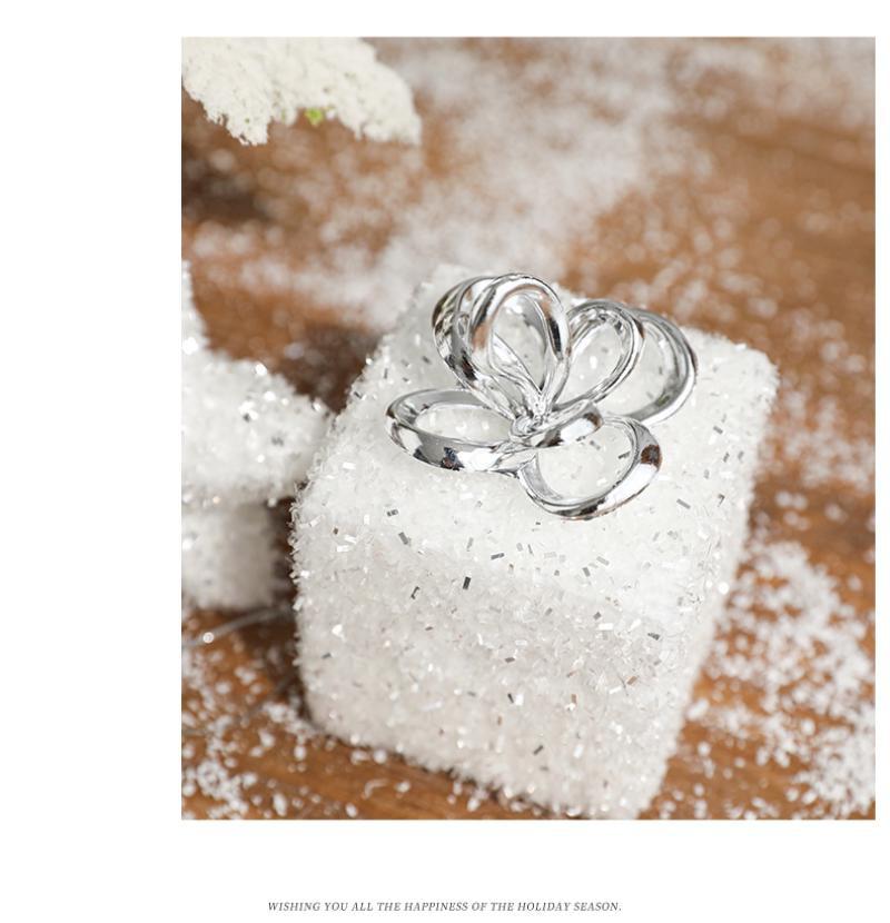 Christmas Tree Ornaments White Foam Stars Pentagram Icicle Gift Box Pendant Tree Hanging Decorations Shiny Festival Decors