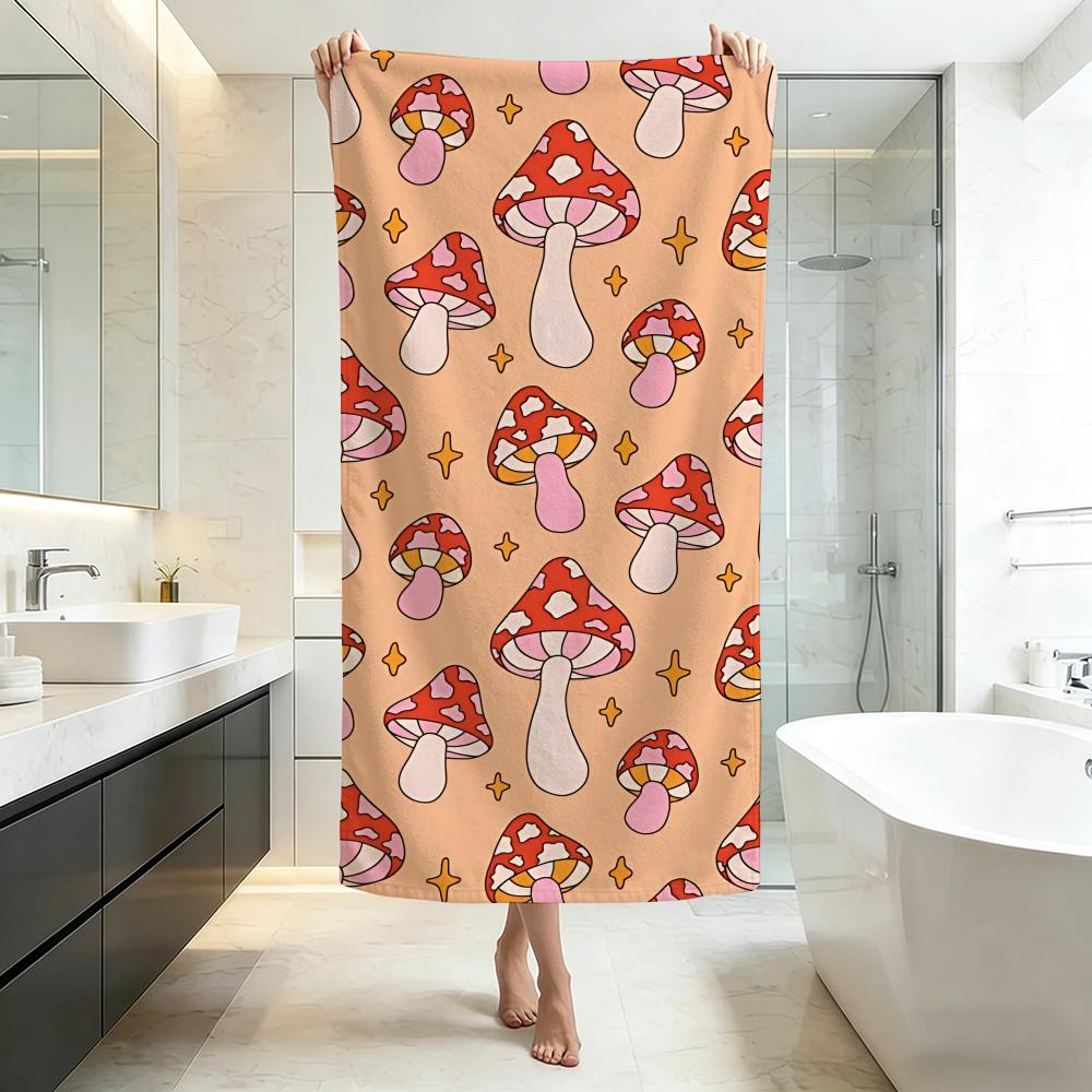 Trippy P-Psychedelic MushroomS Towel Five-Star Hotel Quality Eco-Friendly Ultra Soft Thick Towels & Beach Towels