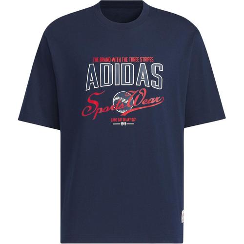 

Adidas MS ROUND NECK T Shirt Men s College Navy JN9473 S синий