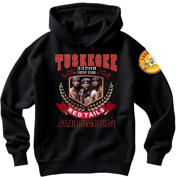 Толстовки с капюшоном TUSKEGEE AIRMEN. Футболка Месяц черной истории . FBA Футболка, Унисекс Футболка XXXL