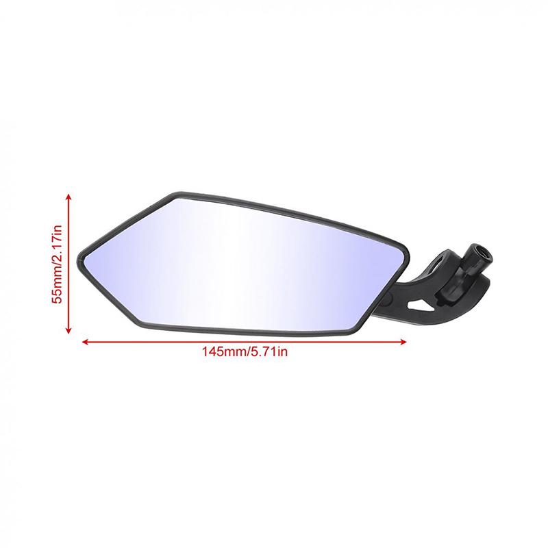 Universal Pair Motorcycle Motorbike Scooter Rearview Rear View Side Mirrors 10Mm