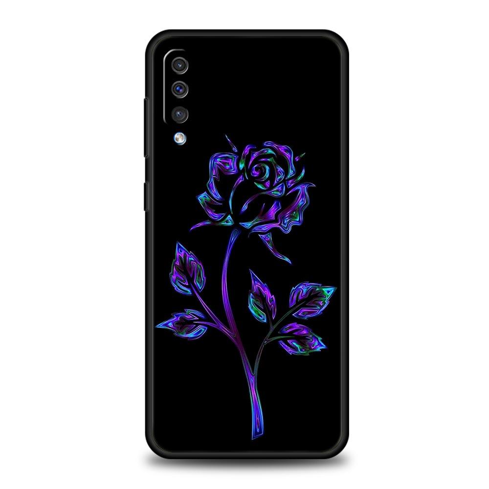 Beautiful Rose Flower Phone Case for Samsung Galaxy A52 5G A12 A70 A50 A40 A20s A30 A10s A20e A10 A22 A72 A32 A02 A42 A04S Cover