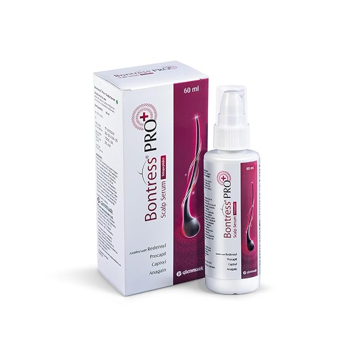 Bontress PRO+ Сыворотка для кожи головы 60 мл | Про Активные Пептиды – 5% Capixyl, 3% Redensyl, 3% Anagain, 3% Procapil | Сыворотка для роста волос 60 ML