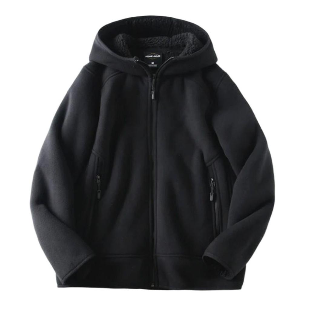 Men And Women With The Same Chunky Warm Hooded Sweater Casual Casual All Loose Windproof Jacket