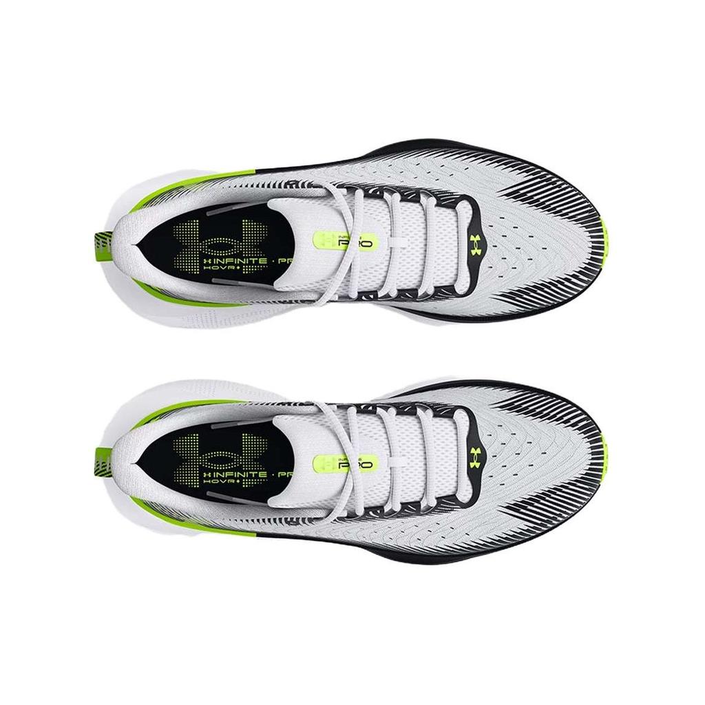 Under Armour HOVR Infinite Pro Weiß Halo Grau Damen Sneaker Schwarz 3027200-104