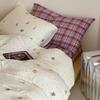 Spring/Summer Soft & Skin-friendly Pure Cotton Gauze 4-Piece Bedding Set: Class A Mother & Baby Grade