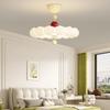 French Medieval Style Cream Ceiling Lamp for Master Bedroom & Children's Study - Full Spectrum Eye Protection