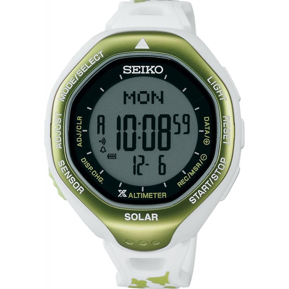 

Seiko Sbeb029 Seiko Adventurer Miura Hota S солнечные цифровые часы для альпинизма [alpiniSt]