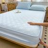 Waterproof Quilted Mattress Protector Cover, Fitted Sheet  Waterproof Mattress Cover Cotton Quilted Mattress Pad Topper