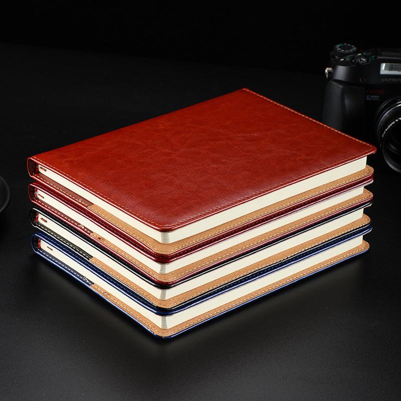 A5 Custom Imitation Leather Notebook Gift Set - Customizable Creative Journal