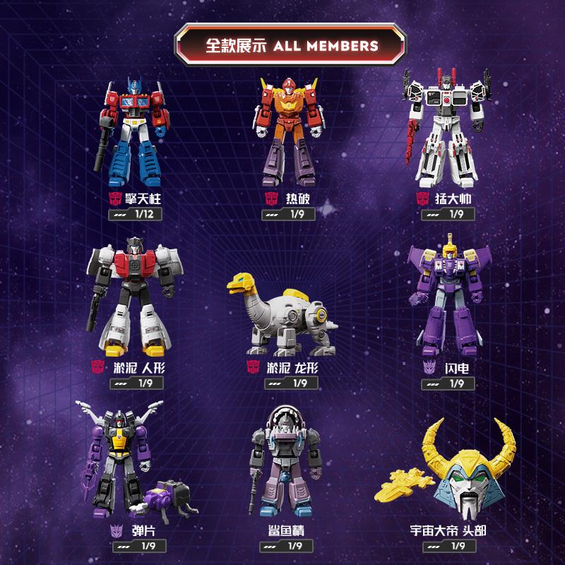 BLOKEES Original Transformers Optimus Prime Blitzwing Snaggletooth Unicron Shockwave Skywarp Sludge Metroplex Action Figure Toy