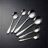 1012 series stainless steel round spoon tip spoon multi-specification western tableware knife fork spoon 410 gift dessert spoon