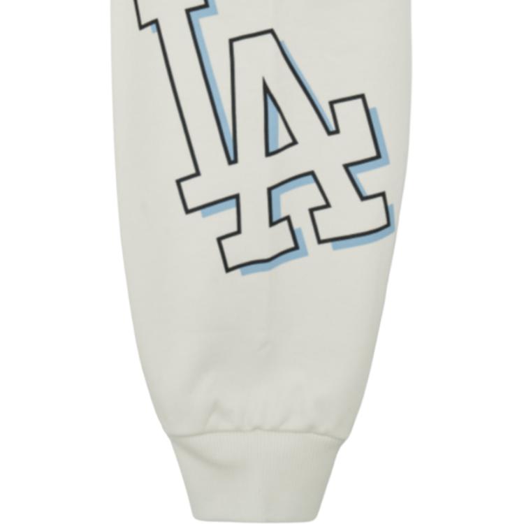 New MLB Knitted Sweatpants Men's Ivory 3APTB0431-07IVS