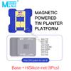 MAant C1 Magnet Tin Planting Platform For iPhone A8-A19 QUALCOMM HS EMMC Motherboard CPU BGA Welding Reballing Stencil Tools Set