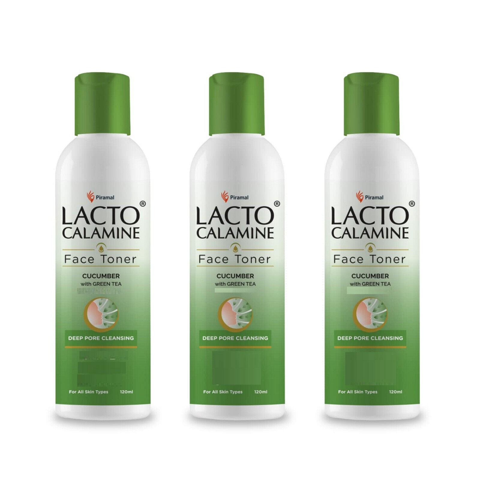 Lacto Calamine Cucumber Face Toner Pack Of 3 Each 120ml b779 AK101