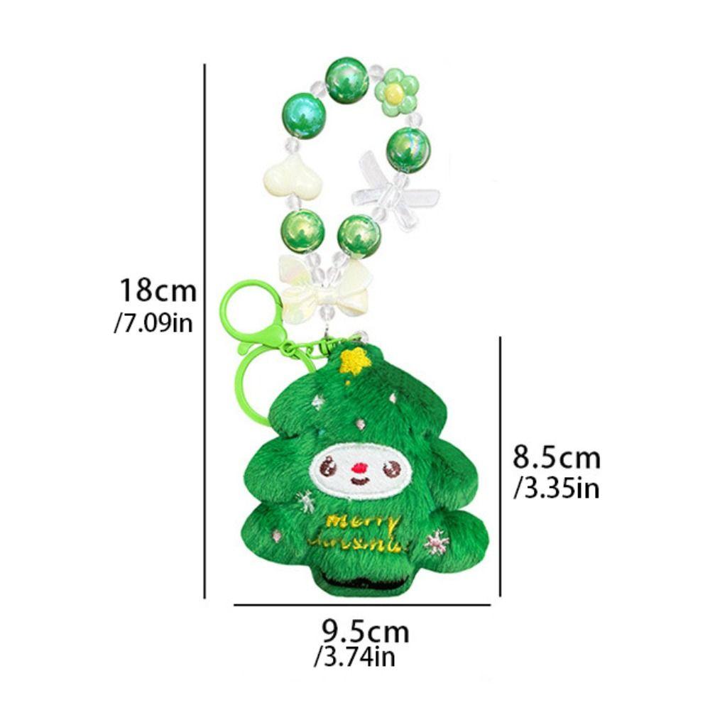 Stuffed Plush Dolls Christmas Plush Pendant Santa Claus Christmas Plush Doll Toy  Hanging Accessory
