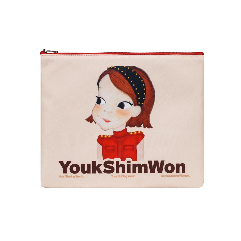 Youk Shim Won Square Flat Pouch, Lia