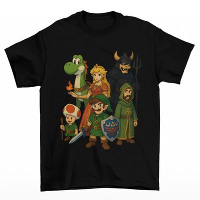 Tričko The Legend of Mario Unisex pre dospelých Vtipné veľkosti Link Zelda Videohry Nové