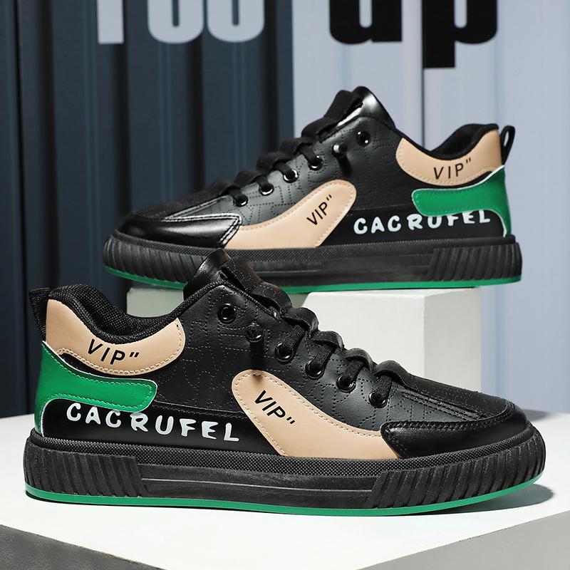 

Мужская обувь Кроссовки Мужская теннисная роскошная обувь Мужская повседневная обувь Мужская обувь Модная обувь из искусственной кожи Four Seasons Обувь для скейтбординга для мужчин Студенческая обувь 39 зелёный