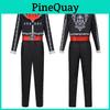 Da De Muertos Skeleton Costume For Men With Printed Design For Halloween Parties