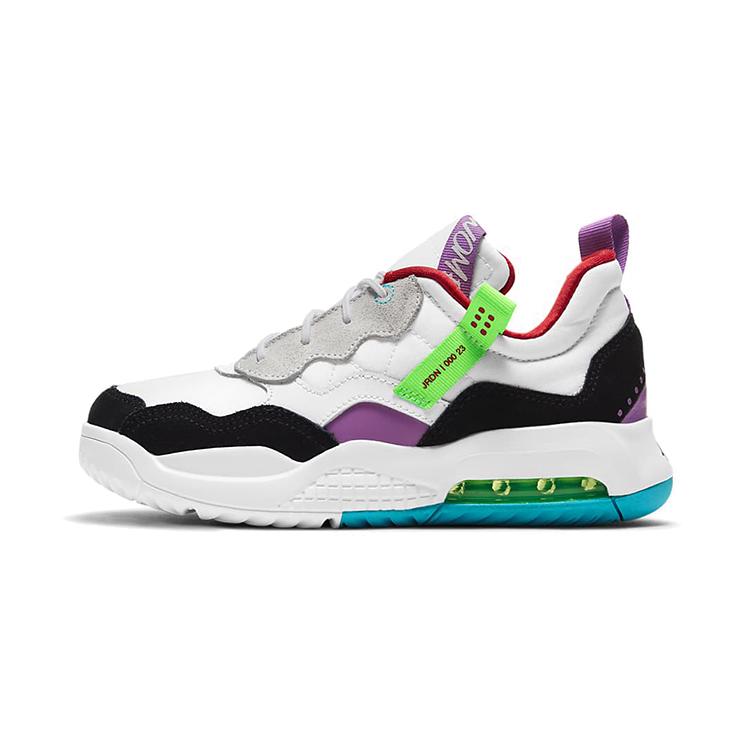 

New Jordan MA2 Greatest Gift Low Top Running Shoes White Green Purple Children Aged 3 7 Years Old CW6595-100 35