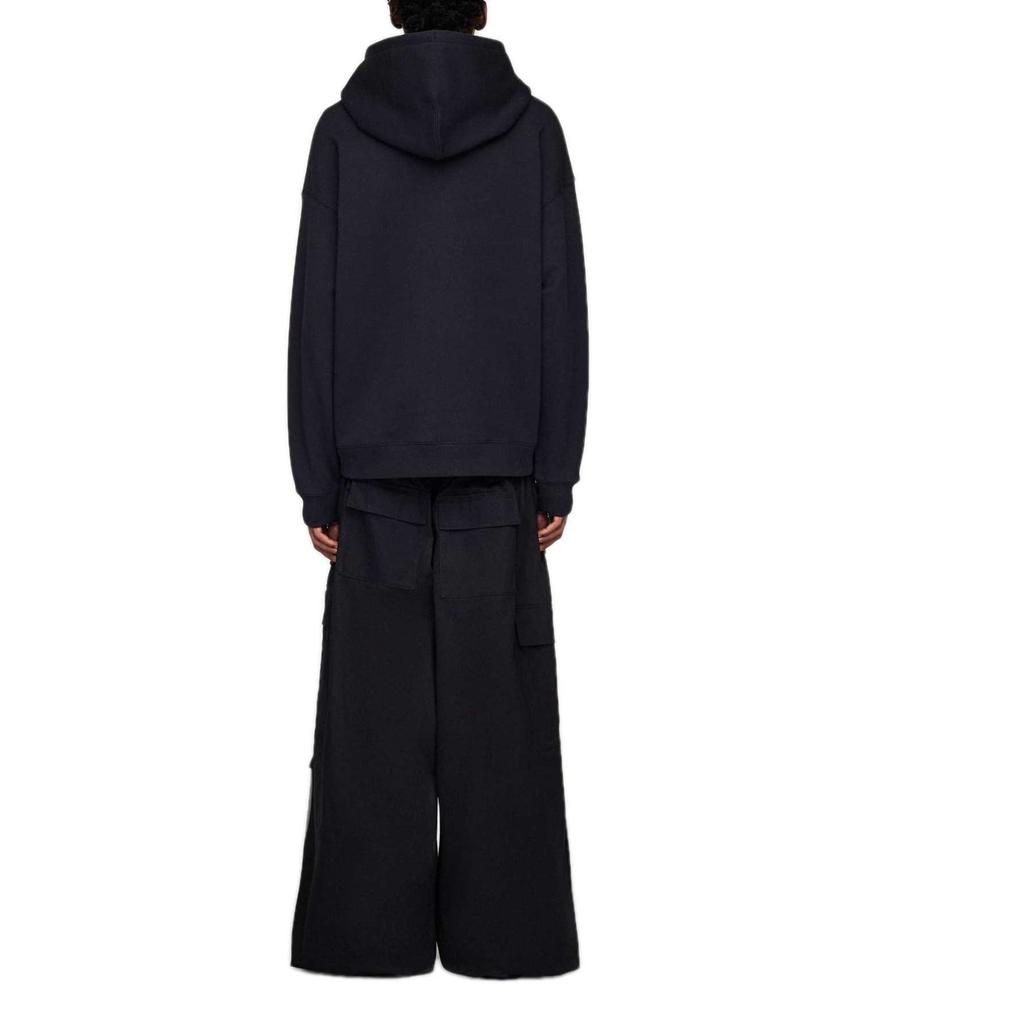 Y-3 X Neighborhood X Dainese Logo Printed Drawstring Hoodie JW7004