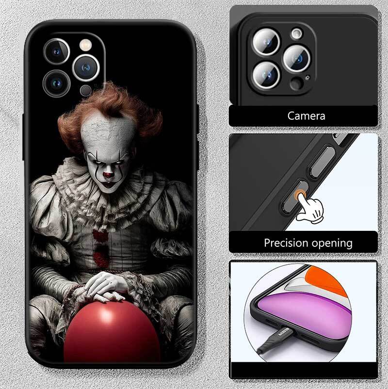 Horror C-Clown Case for Samsung M55 M35 M15 A02 A05S A05 A06 A15 A12 A13 A10 A16 A20 A22 A24 A25 A30 A31 A32 A33 A35 A42 A50