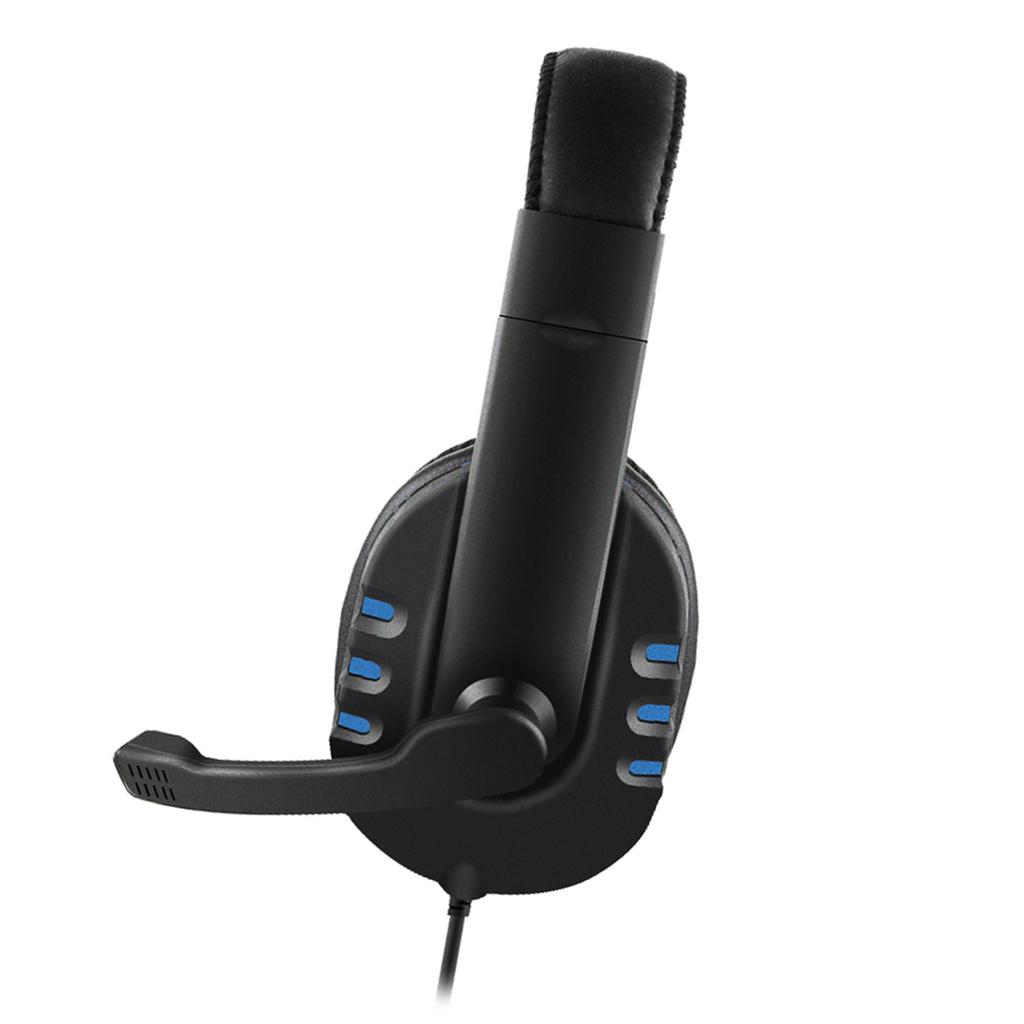 3.5mm Wired Gaming Headphones Over Ear Game Headset Noise Canceling Earphone with Microphone Volume Control for PC