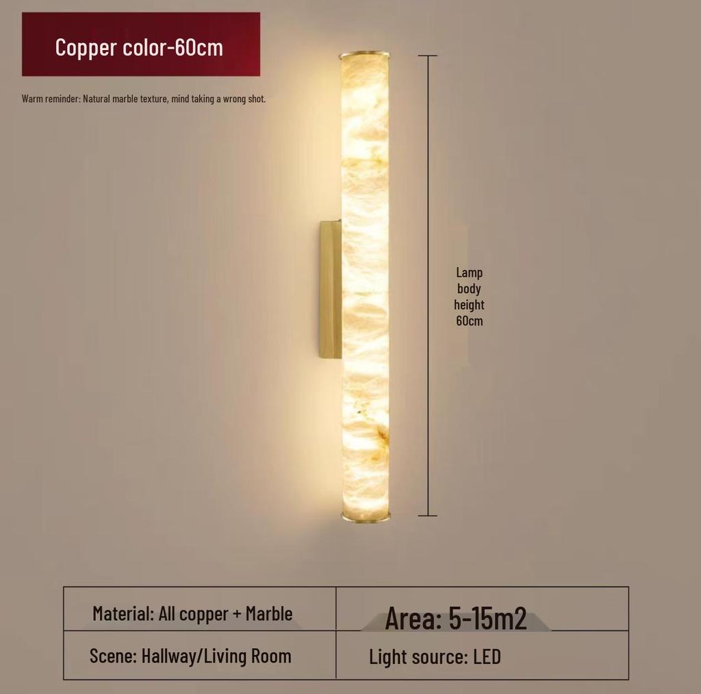 Spanish Alabaster Wall Lamp for Hotel, Villa, Stairway, Bedroom & Corridor Decor