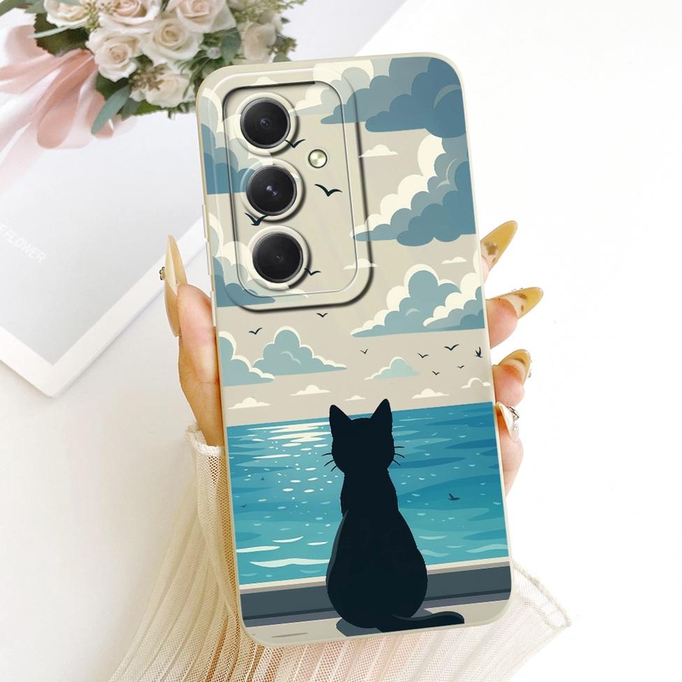 Case For Samsung A55 5G A556V A556B A556E A5560 Casing For Samsung Galaxy A55 5G Cover Silicone Fashion Cartoon Funny Painted