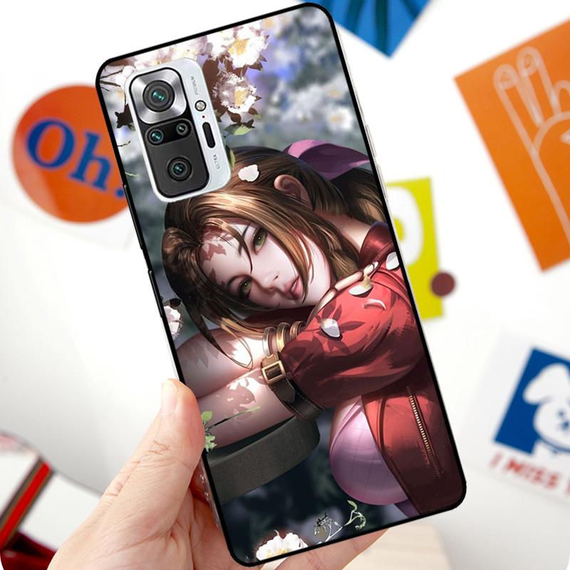 Aerith Gainsborough Final Fantasy Case For Xiaomi Redmi Note 12 Pro 11 8 9 10 Pro 9S 10S 11S 12S Redmi 12C 10C 9C 10A Cover