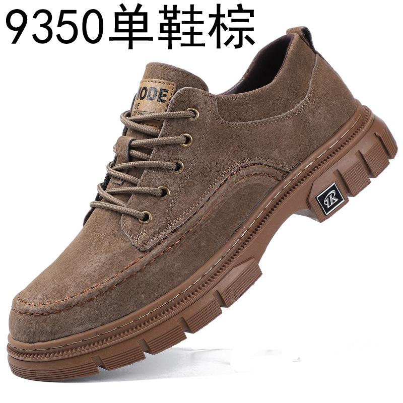 

Leather casual men s shoes, new breathable work shoes, wear-resistant casual leather shoes, thin straps, simple soft soles, youth shoes 40
