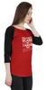 Inkmeso Tshirt For Mother's Raglan Tshirt  "You Can't Scare Me I Have Two Boys" Graphic Shirt