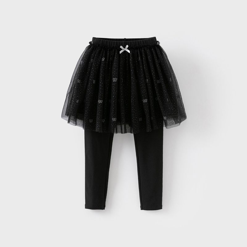 David Bella Girls  Spring Skirt Pants New Spring Style Children s Elastic Leggings Girls  Pants Children s Clothing for Older Girls Black Agate [Spot] 120