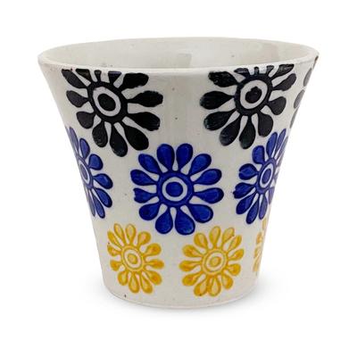 Kunzangama 140cc In Hasami Yunomi Tea Floral Small Blue J-kitchens Teacup, (Made Japan, Ware, Bowl), Pattern,
