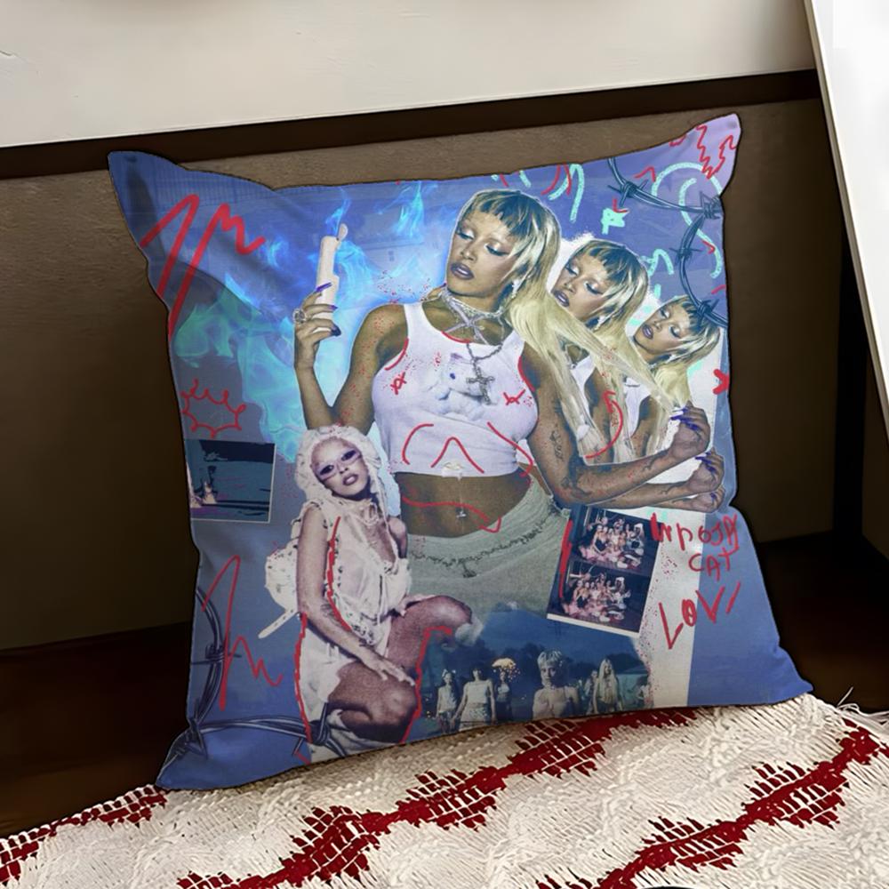 

Singer DDoja CatS Cushion Cover Reversible Soft Durable Pillow Cover Home Car MultiScene Use for Daily Comfort 30X30cm
