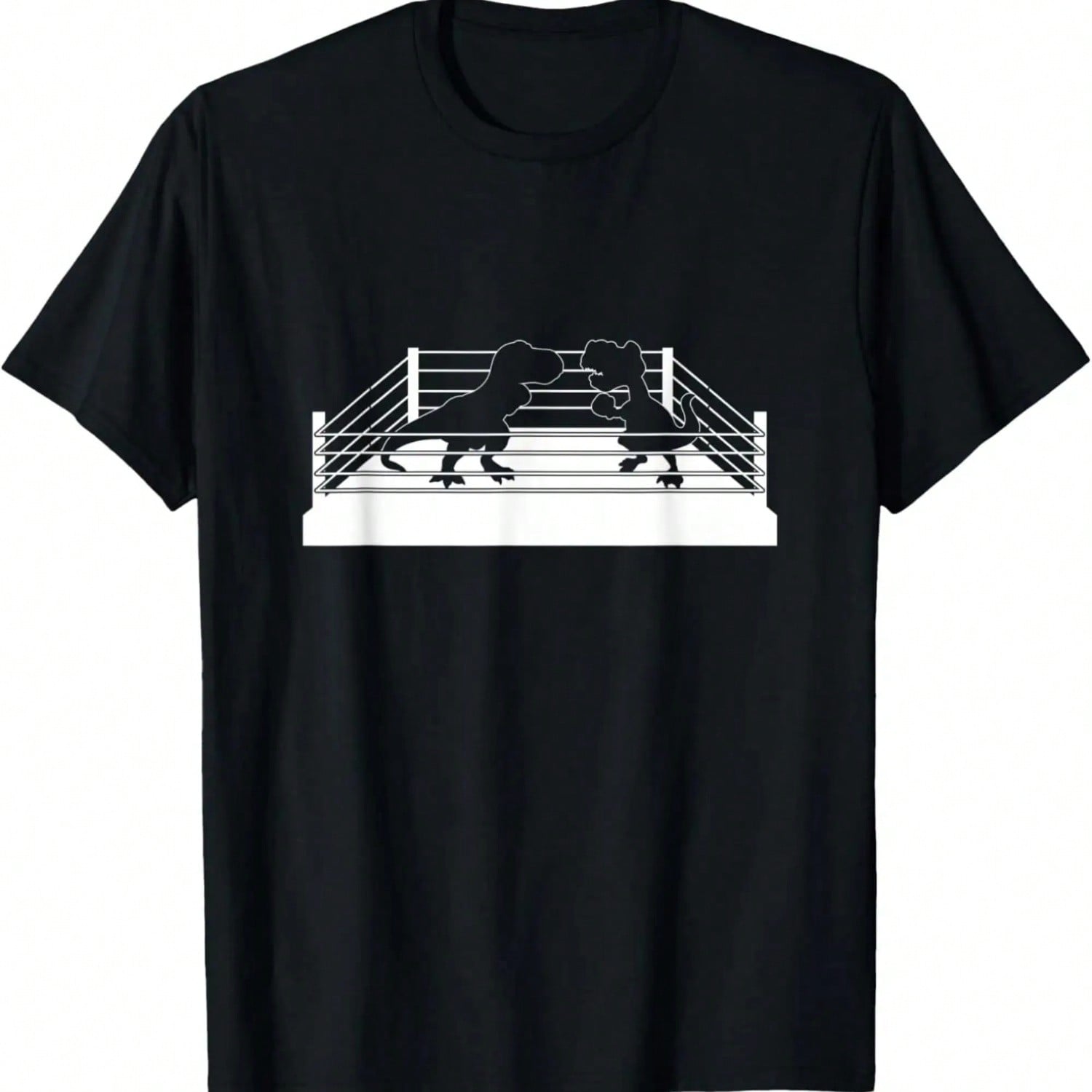 Funny Dinosaurs Boxing _ Boxer MMA _ T-Rex Fighter T-Shirt.Jpg S