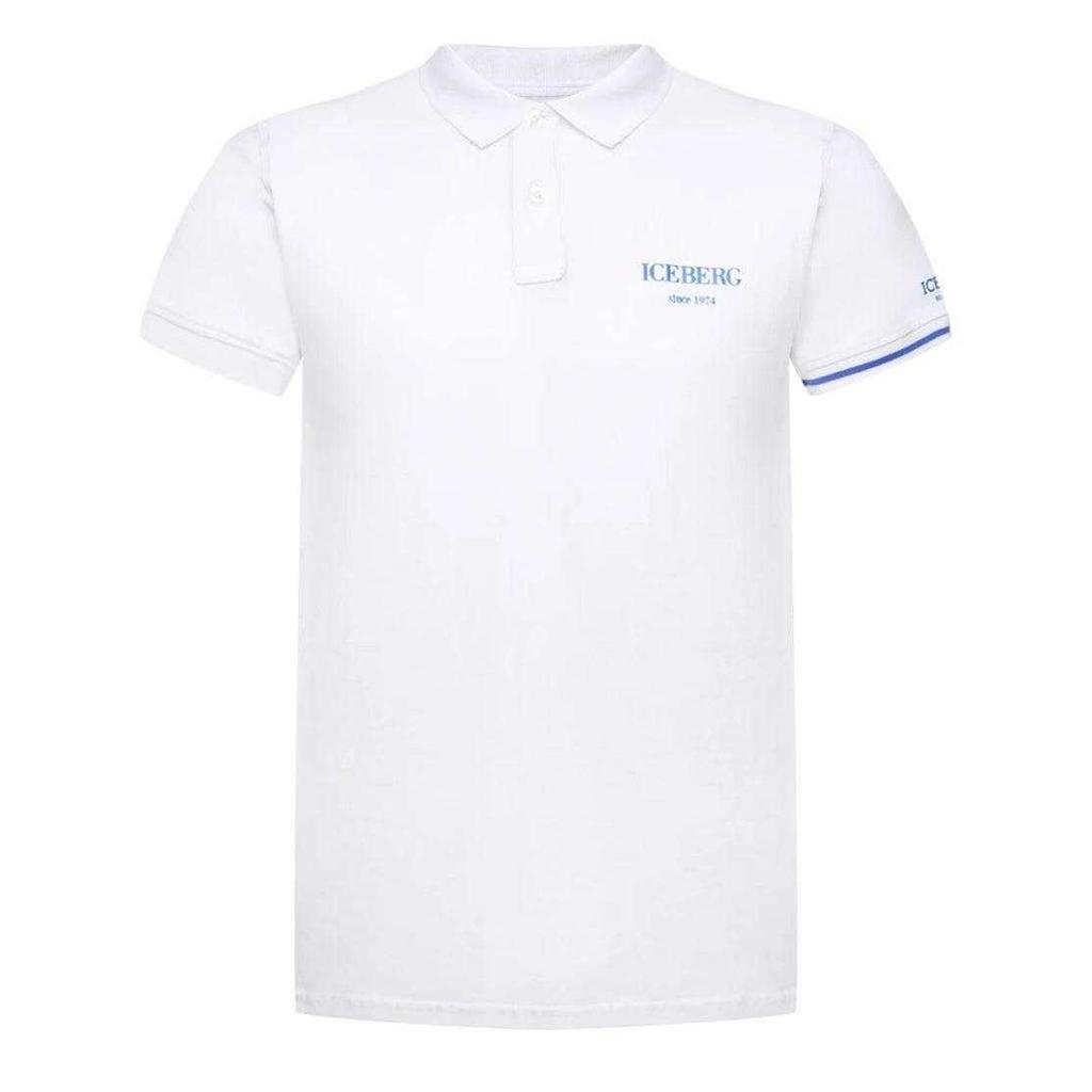 Ice Iceberg Mens Cotton Blend Regular Polo Shirt