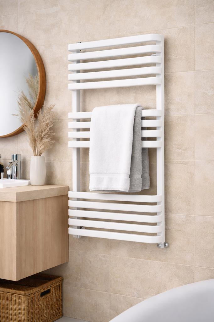 Luxrad Piatto Due bathroom radiator 93.4x53 cm ZBD white 1032W