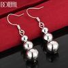 925 Sterling Silver Jewelry Beads Pendant Earrings Fashion Gift