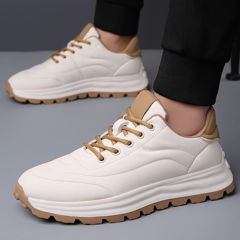 Autumn and winter new running sports shoes men's casual platform white shoes trendy brand versatile dad shoes walking shoes