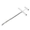 Soil Sample Probe with Ejector Tubular Stainless Steel Rod T Shaped Handle for Plant Care Garden Farm