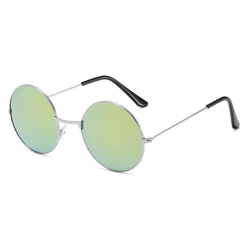 Round Metal Sunglasses For Men And Women Retro Vintage Sunglasses Popular Fishing Glasses Fashion Leisure Glasses Uv400