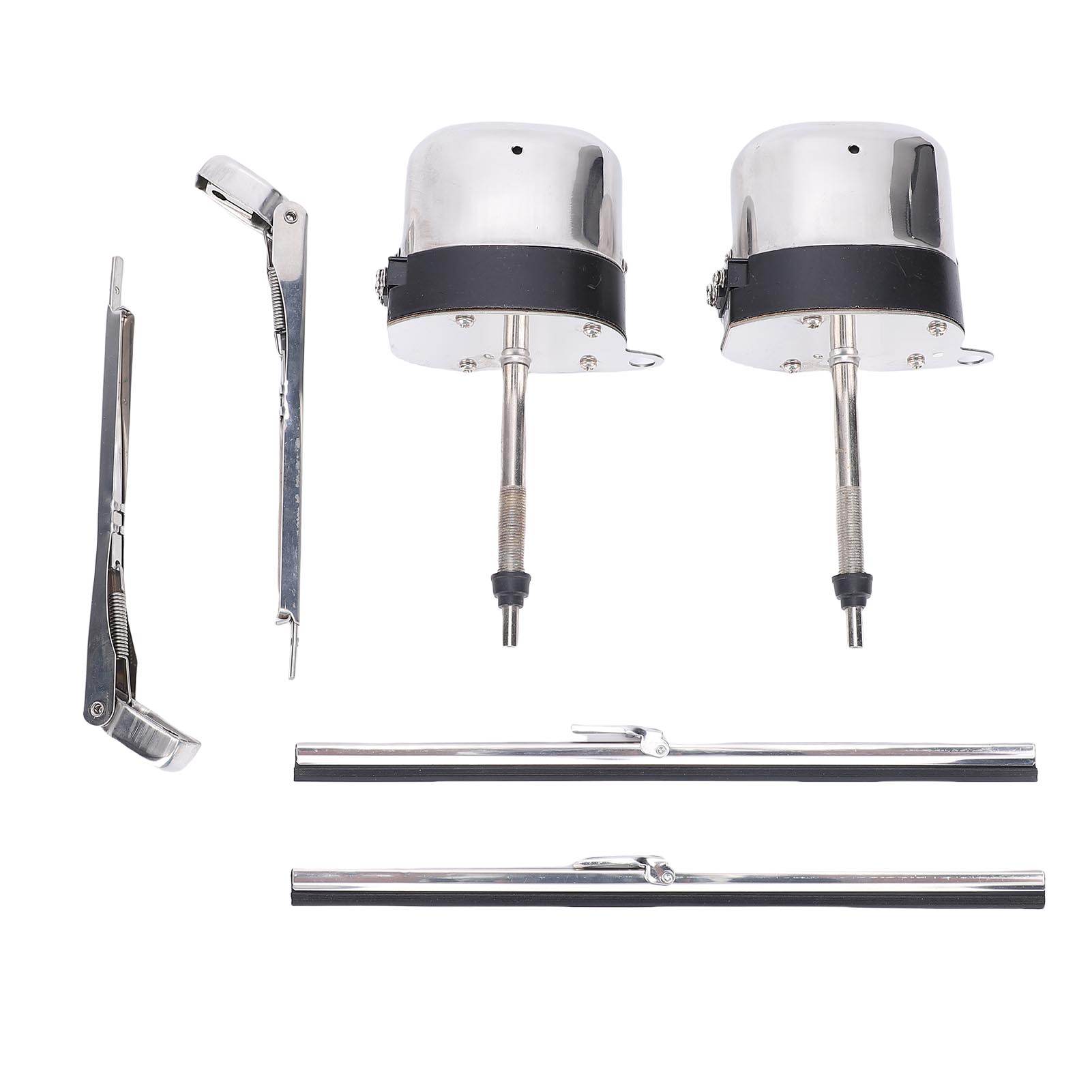 

Моторчик склоочисника S6558 Нержавіюча сталь Передній моторчик двірників для вінтажних класичних автомобілів, човнів, квадроциклів